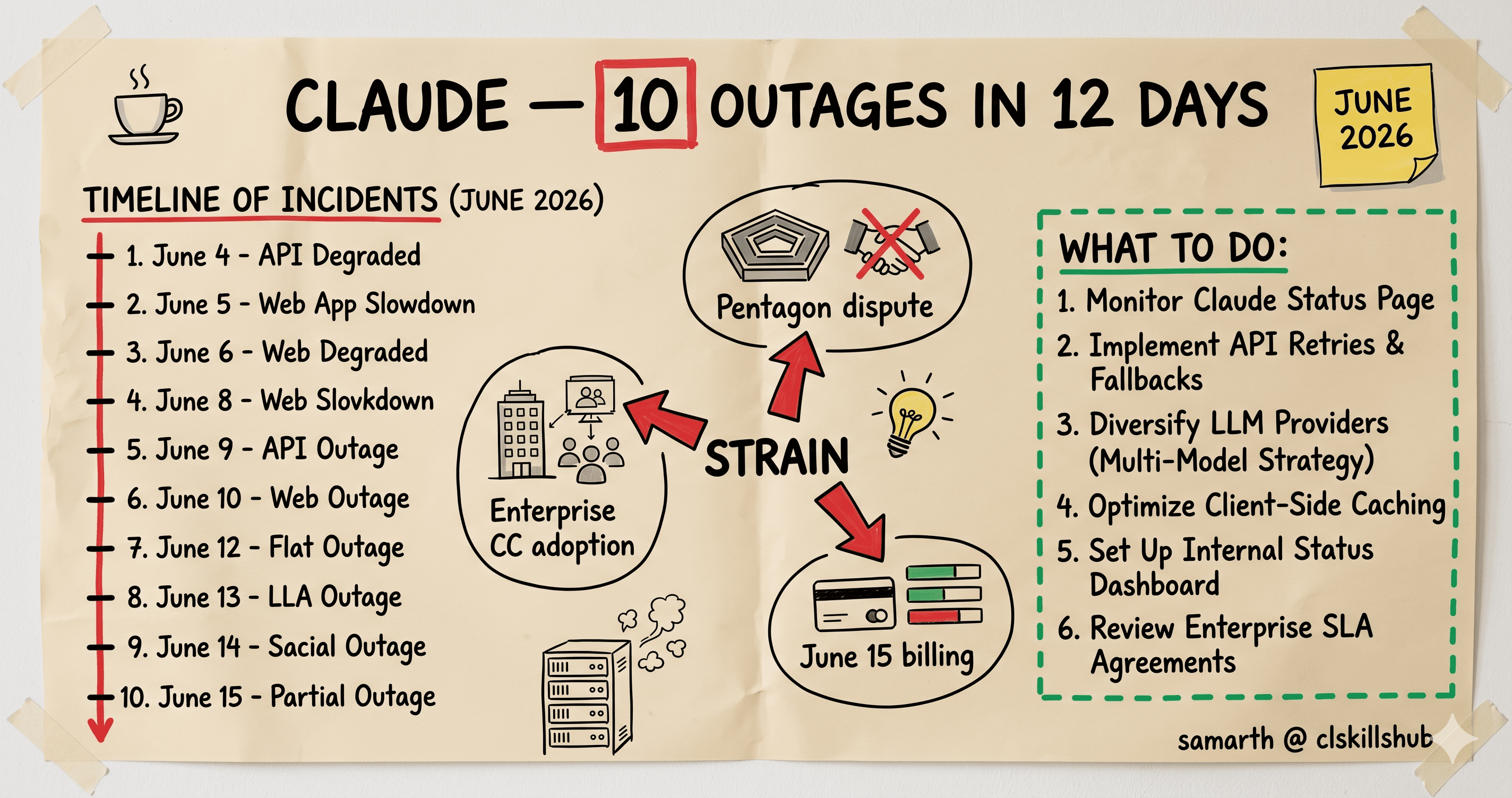 Claude Had 10 Outages in 12 Days — Here's What Happened and What Builders Should Do